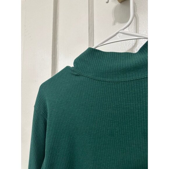 Jennifer Moore women’s size large blue green turtleneck - Picture 3 of 11